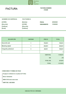 Modelo Factura Aut nomo En Word Excel Y PDF GRATIS modelo-factura-aut-nomo-en-word-excel-y-pdf-gratis